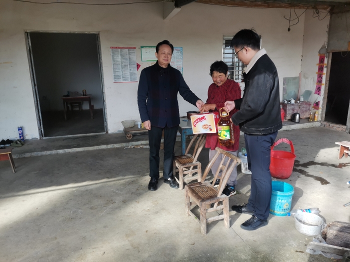 荊門分院到(dao)丁店村開展走(zou)訪慰問1